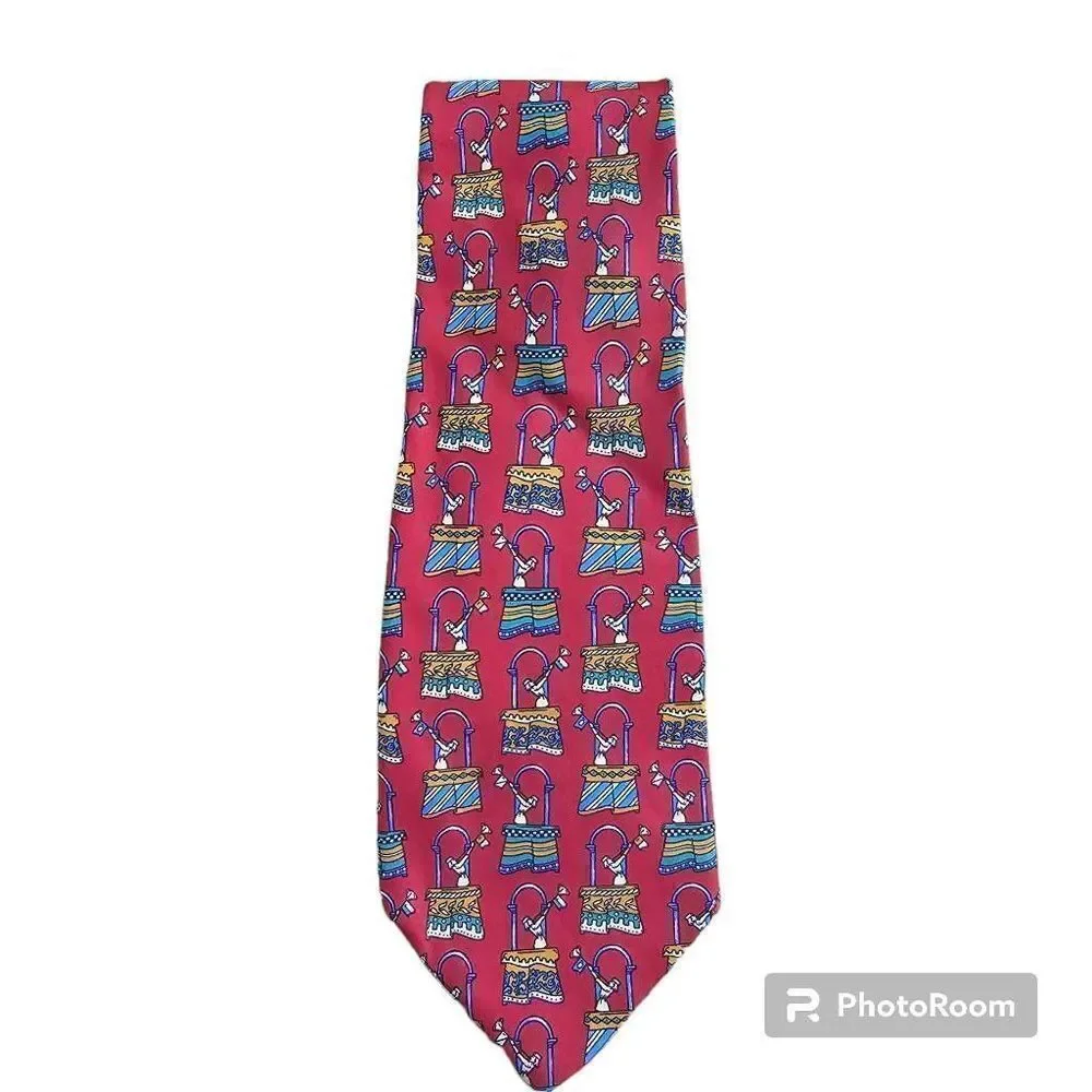 Salvatore Ferragamo Red Necktie Italy 58x4